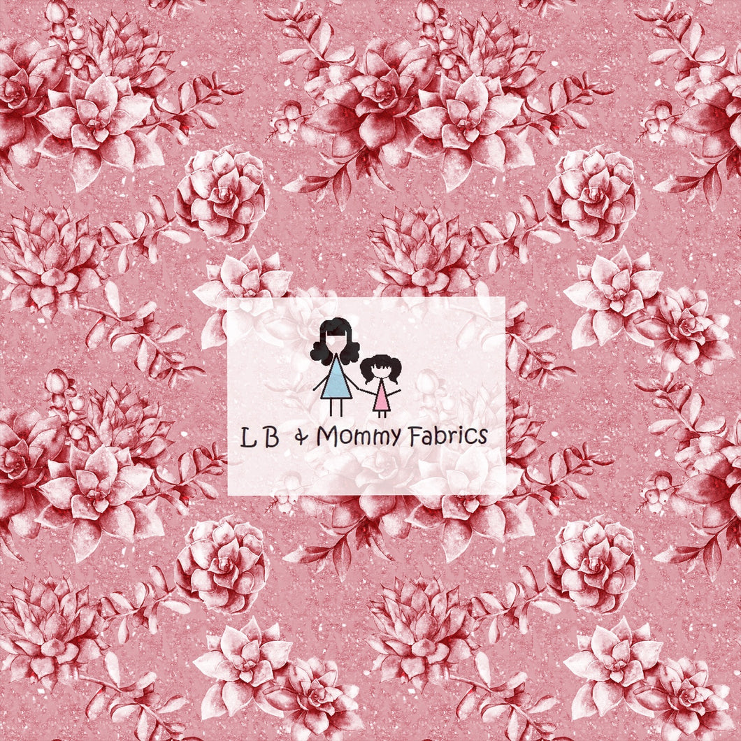 Shimmer pink floral(EA)