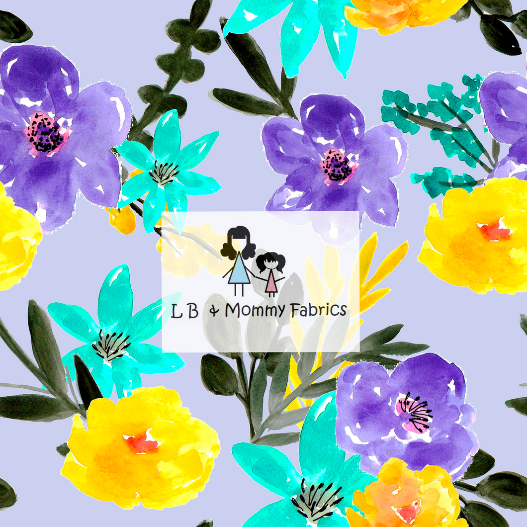 Purple and Yellow Floral (P3)