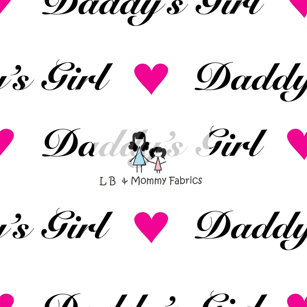 Daddy’s girl cursive (LRB)