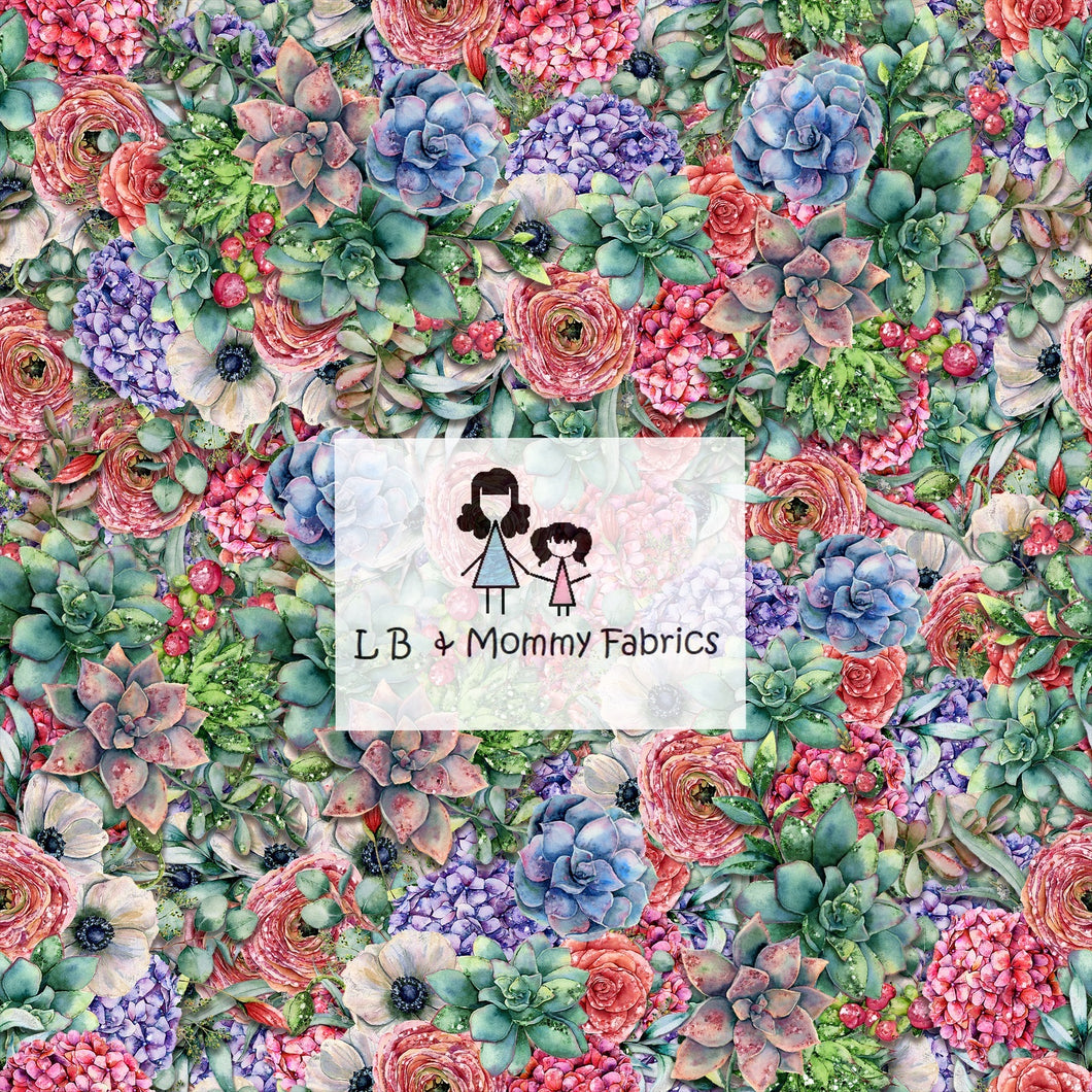 Shimmer Floral Succulent (EA)